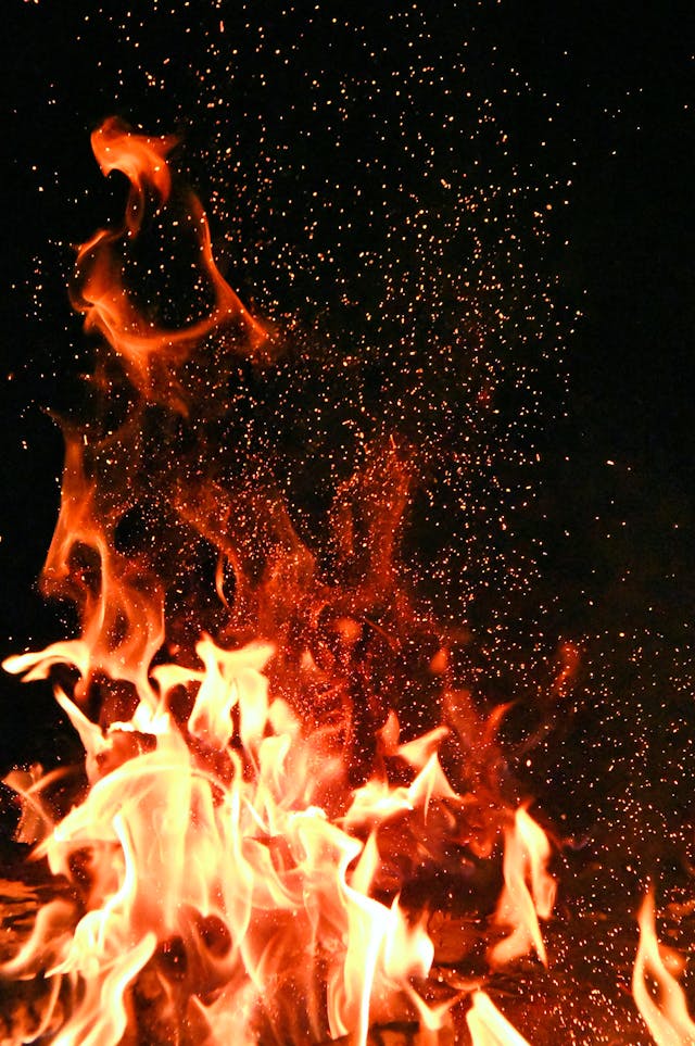 Photo by Adonyi Gábor: https://www.pexels.com/photo/red-and-orange-fire-1558916/